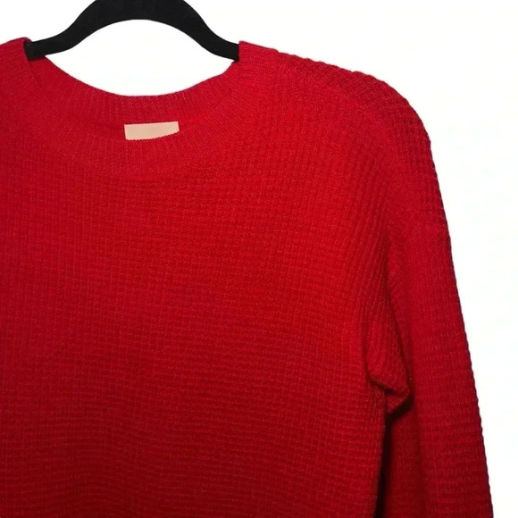 Wilfred Free Isabelli Red Knit Long Sleeve Pullover Sweater Size XS - Picture 5 of 6